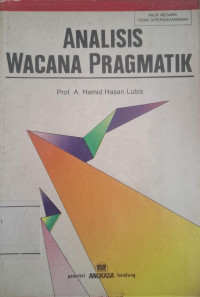 Image of ANALISIS WACANA PRAGMATIK
