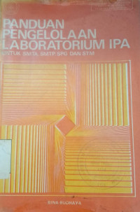 Image of PANDUAN PENGELOLAAN LABORATORIUM IPA