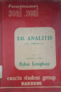 Image of PENYELESAIAN SOAL-SOAL I.U. ANALITIS EDISI LENGKAP