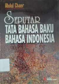 Image of SEPUTAR TATA BAHASA BAKU BAHASA INDONESIA